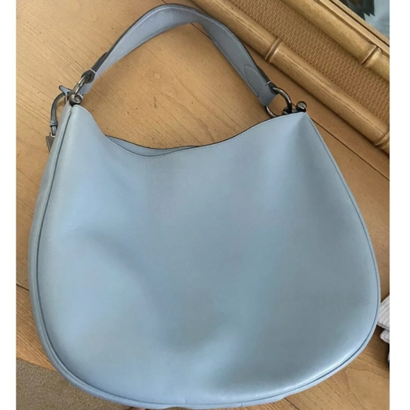 Coach Nomad Crossbody Hobo Bag Cornflower Blue 36026 - Picture 5 of 9